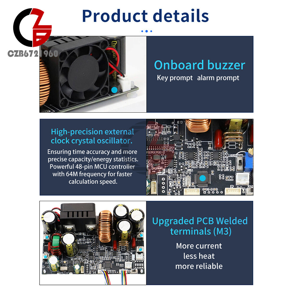 XY12522 CNC DC Adjustable Buck Power Supply Module Constant Voltage Current 22A