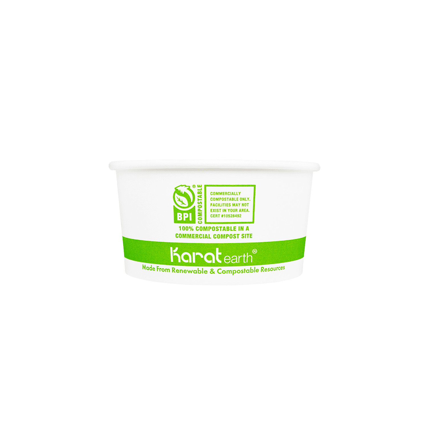 Karat Earth Eco-Friendly 6oz Paper Food Container (90.8mm), Generic – 1,000 ct