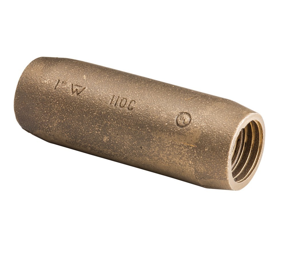 Nvent (Erico) CR34 Bronze Ground Rod Threaded Coupler Coupling «3» L / 3/4″