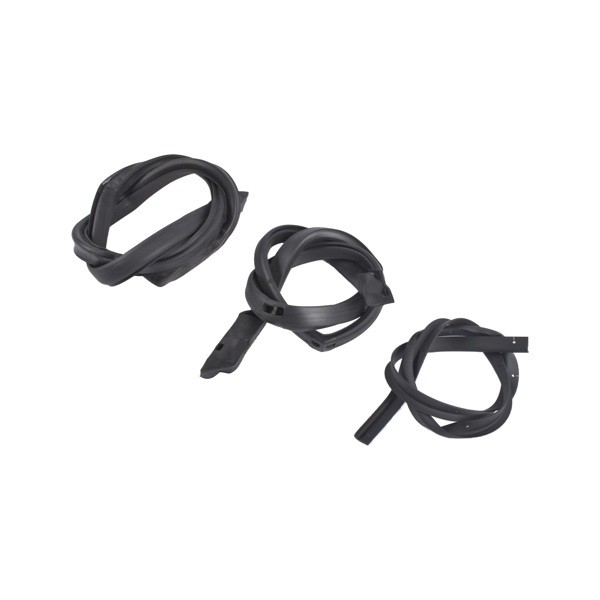 17Pcs Rubber Door Tailgate Weatherstripping Seal Kit for Chevrolet GMC 1978-1987