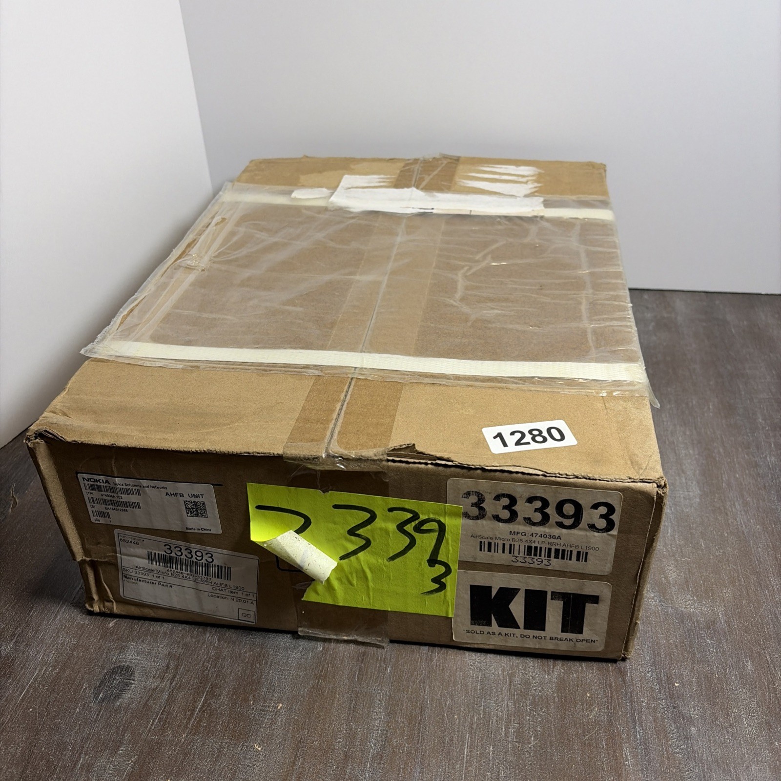 New NOKIA 474036A.103 AirScale Micro B25 4X4 LP-RRH AHFB L1900 Kit Sealed