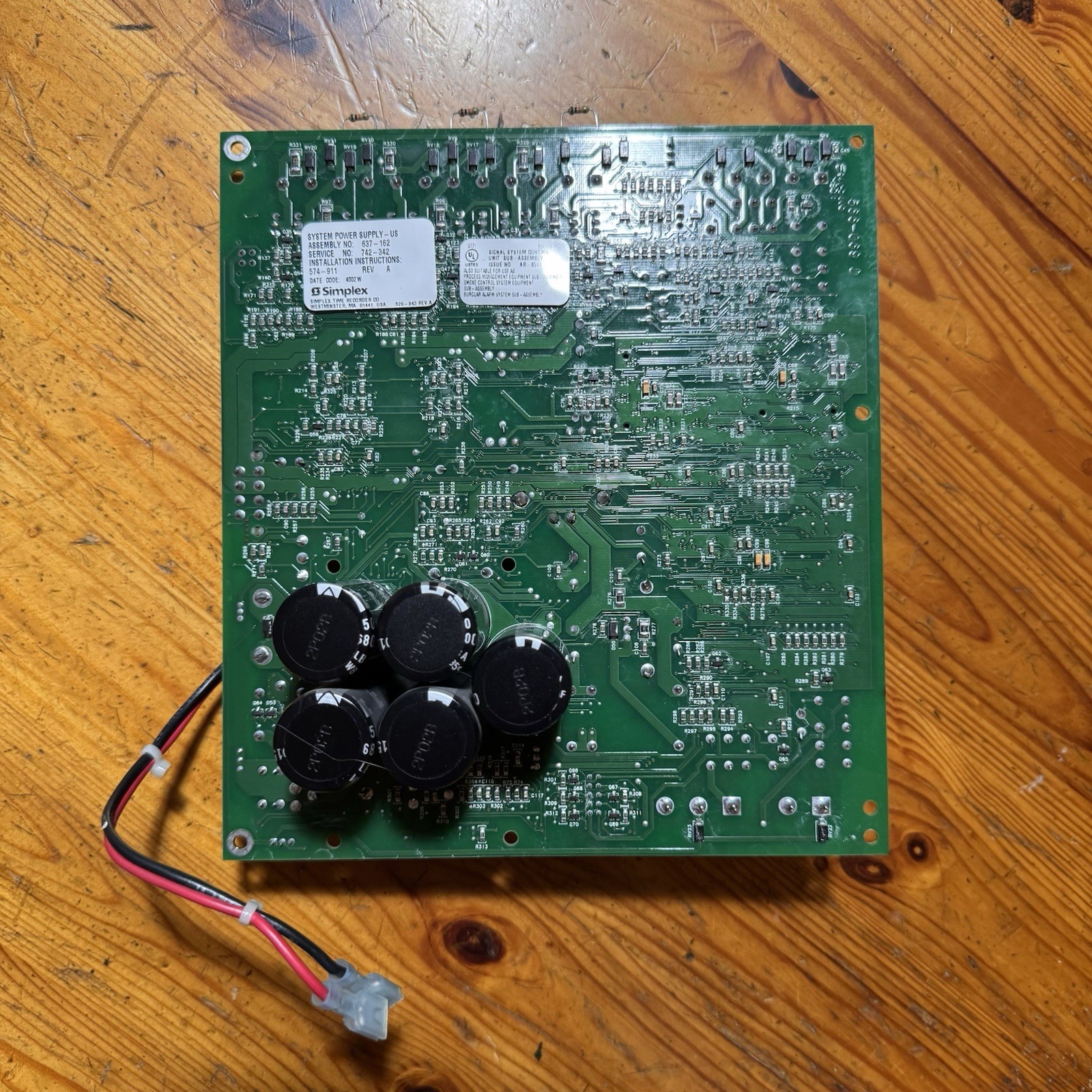 Simplex 566-071 4100-5111 4100U/ES System Power Supply SPS Board TESTED UPGRADED