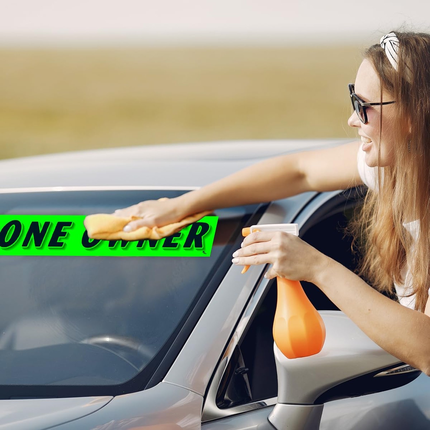 Versa-Tags ONE Owner Windshield Stickers, Chartreuse Green, 12-Pack | Measuri…