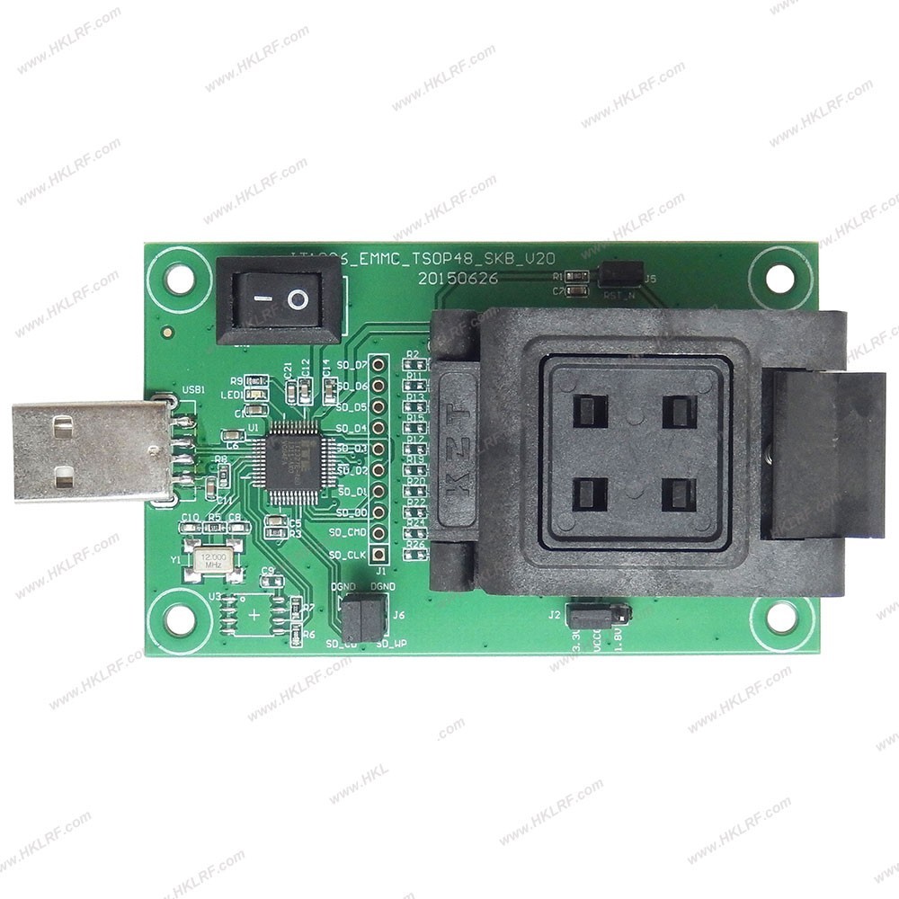 EMMC BGA153/BGA169 EMMC BGA162/BGA186/BGA221 series socket 3in1 data recovery