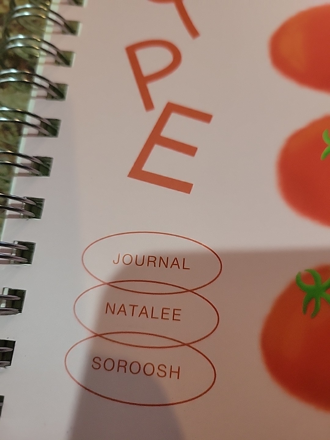 Papier Recipe Journal, Brand New *READ*