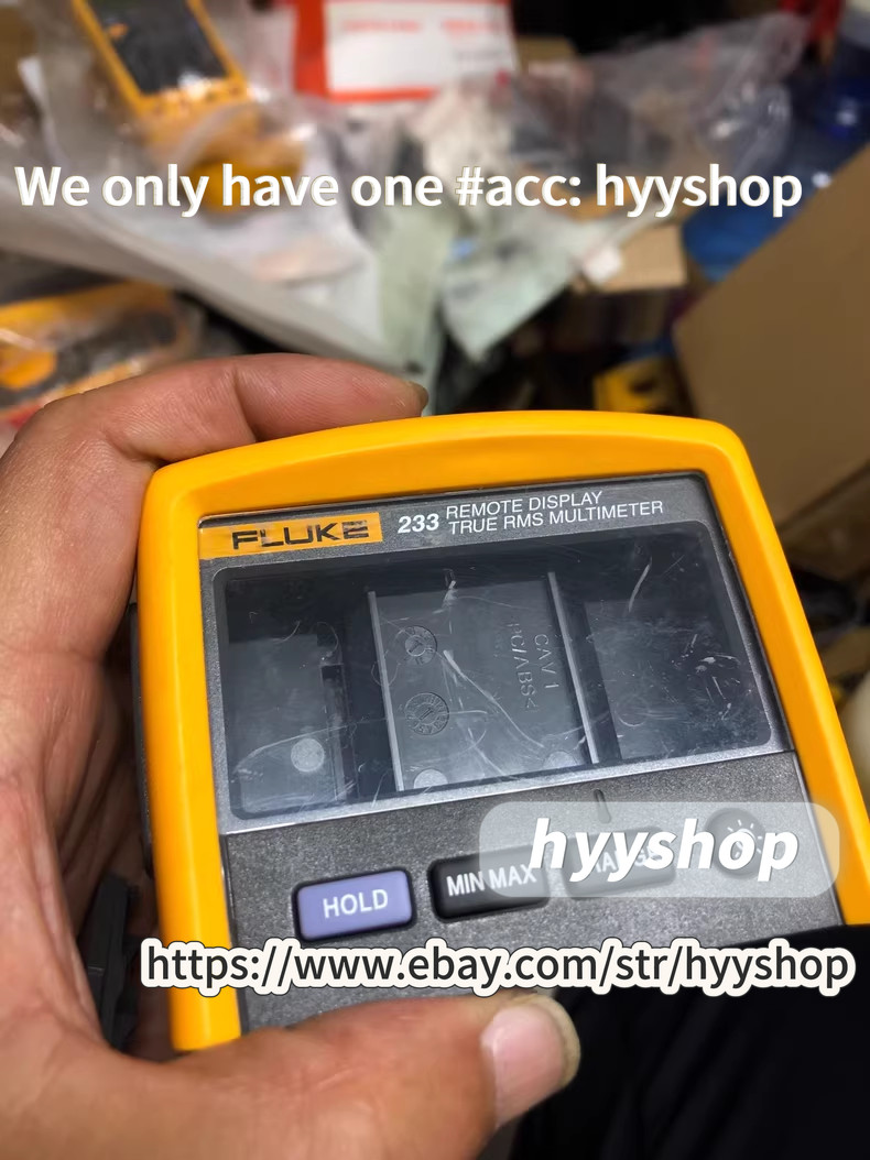 Fluke233 shell, condition as shown in the picture, without battery shrapnel/hyy/