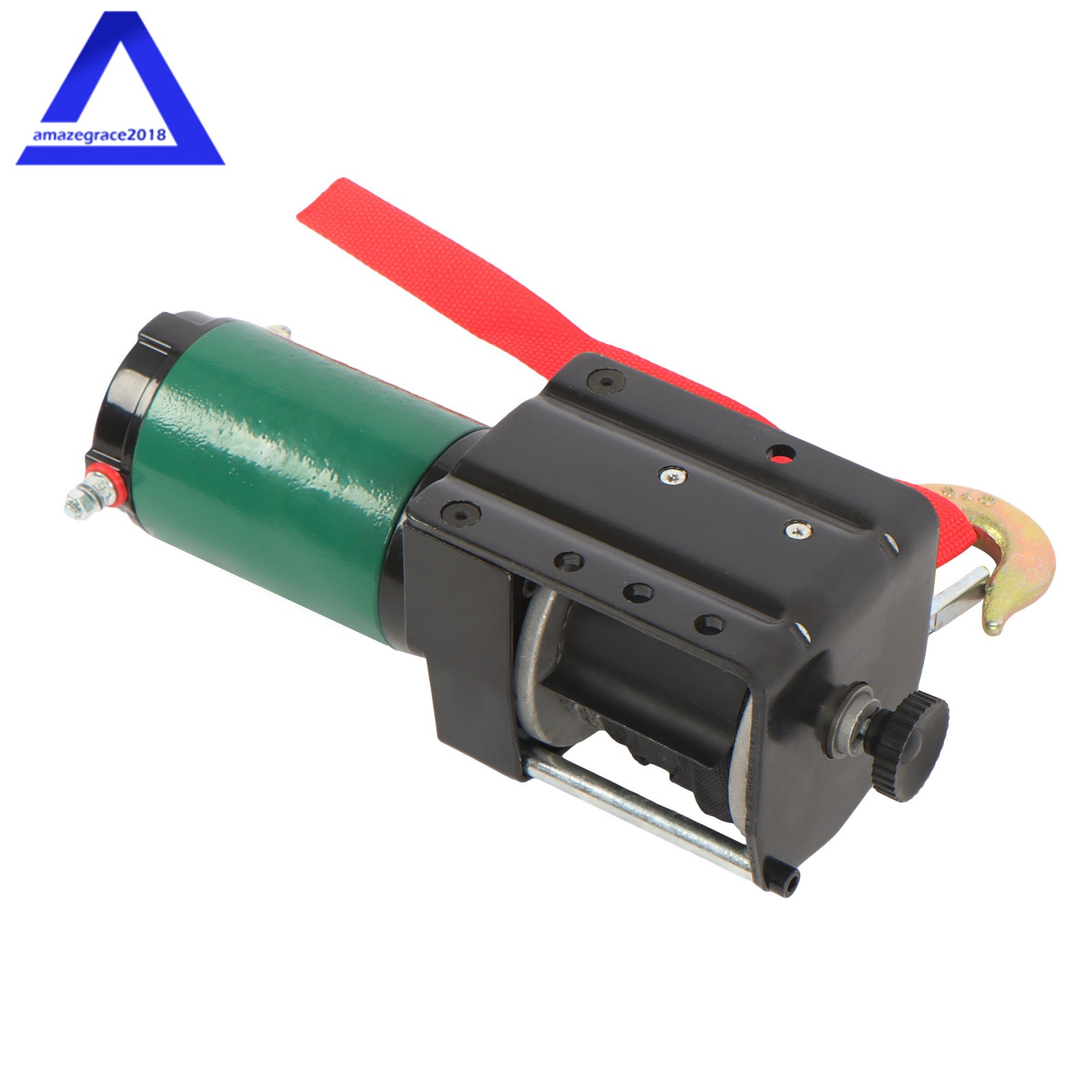 12V 3000LBS 1.3HP Electric Winch 32ft Synthetic Rope Wireless & Wired Remote