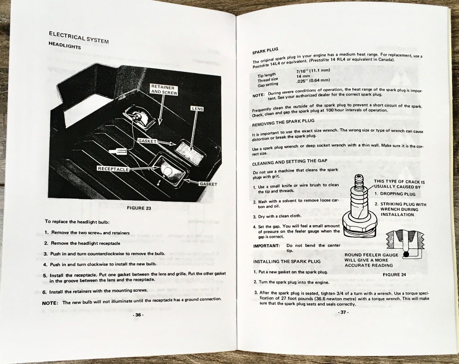 Ji Case 446 448 Compact Tractor Operators Owners Manual No. 9-7080 Mower Onan