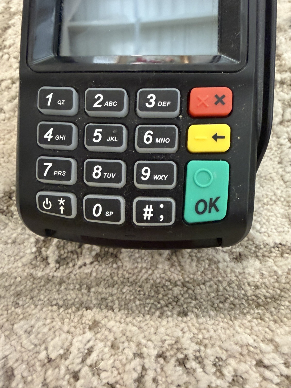 CASTLES V3 Vega3000-HW-v1.3 -Credit Card Terminal w Power Cord – WORKS!