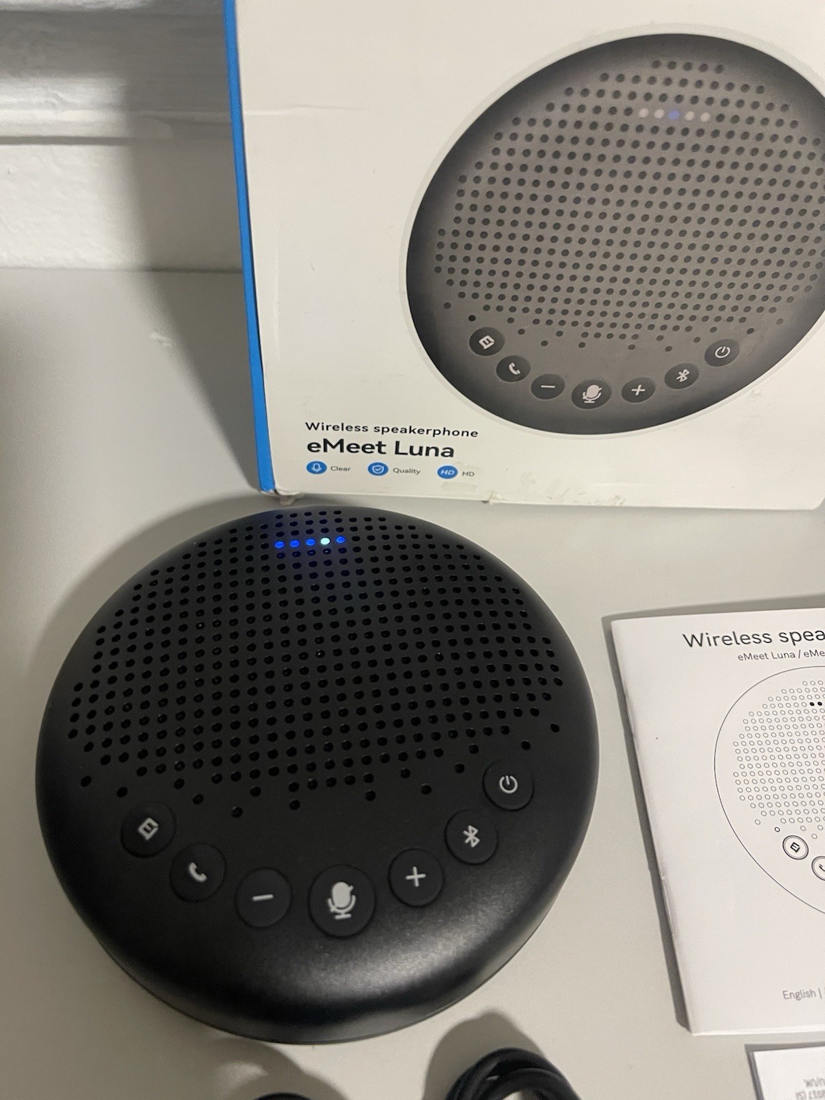 EMEET OfficeCore Luna Plus Wireless Speakerphone for Audio Conferencing