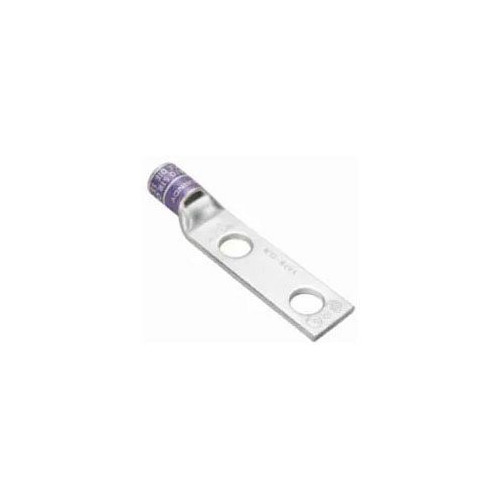 Burndy YA392LN, 750 KCMIL, 1/2″ Stud, Copper, 2-Hole, Compression Lug, 1 pc
