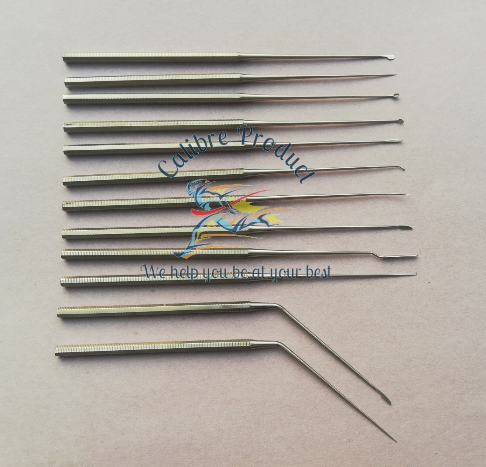 Shea Ear Operation Micro Repositor Set of 12 Pcs Surgical-ENT And Neurosurgical