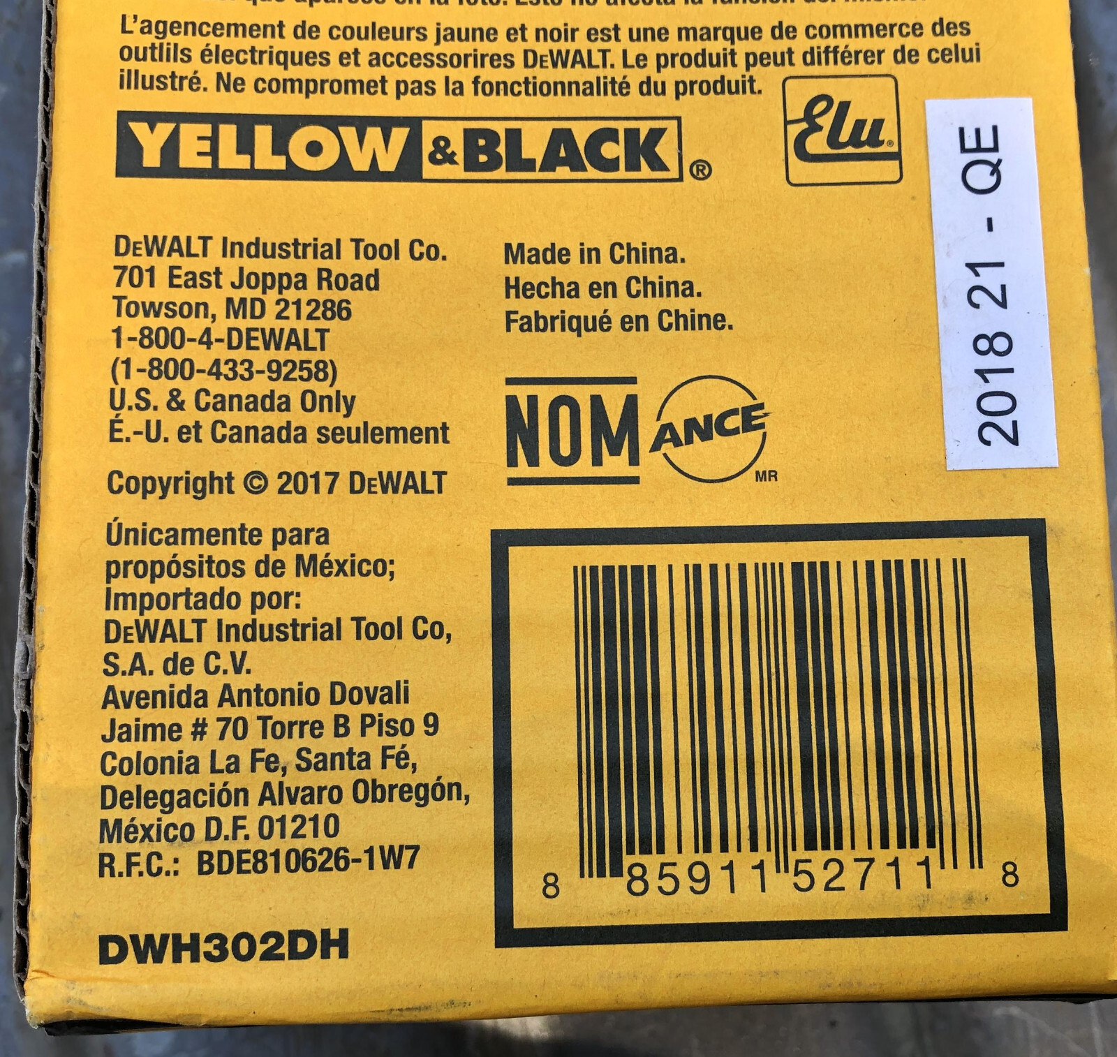 DeWalt Heavy-Duty OSHA Compliant Dust Box Assembly DWH302DH