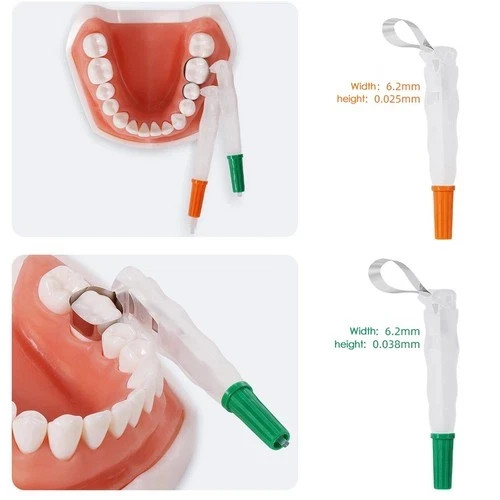 Dental Pro Matrix Bands Sectional Contoured Metal Retainerless Automatrix Locker