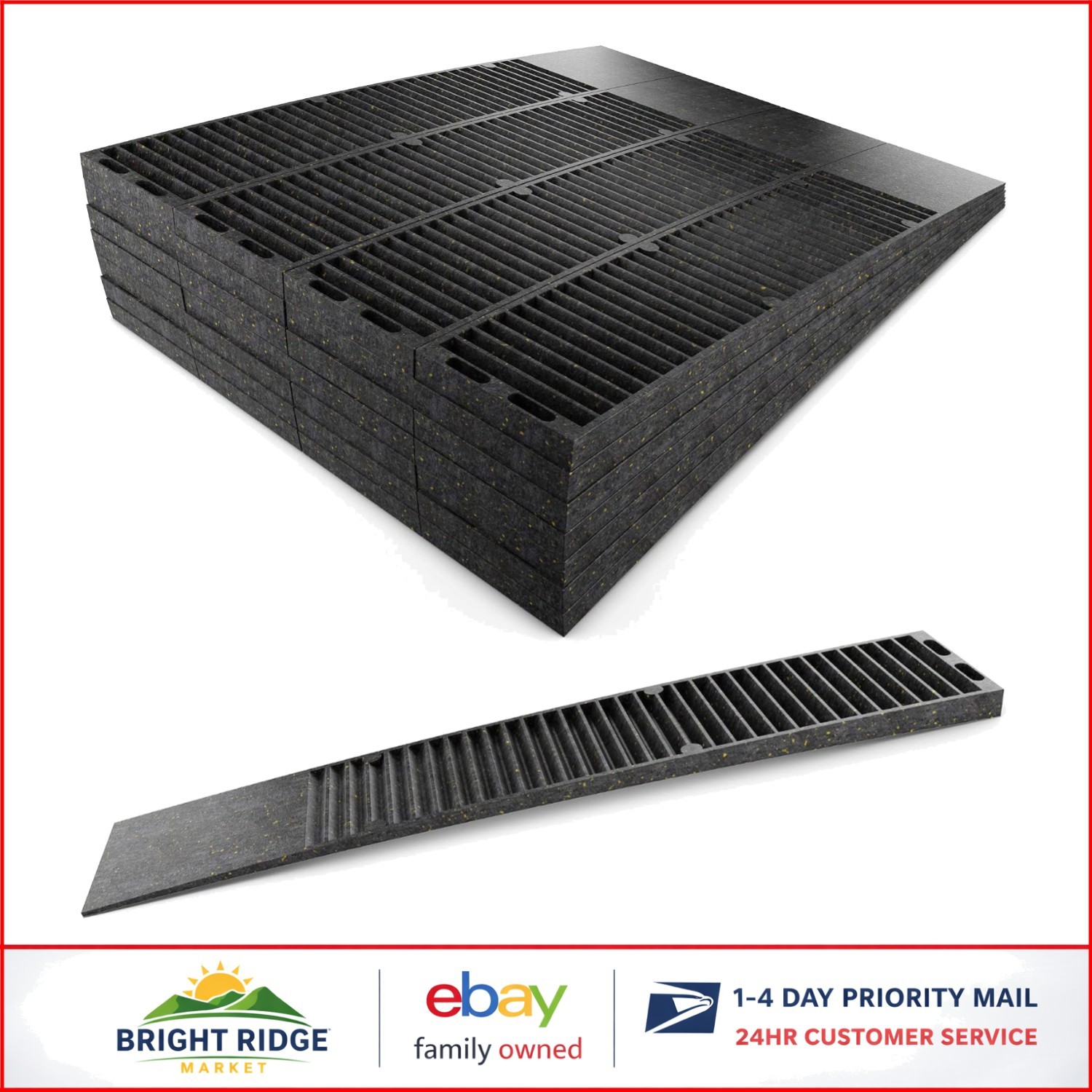 Recycled Material Wedge Shims, 7.75 Inch for Decks, Spas, and Furniture Support