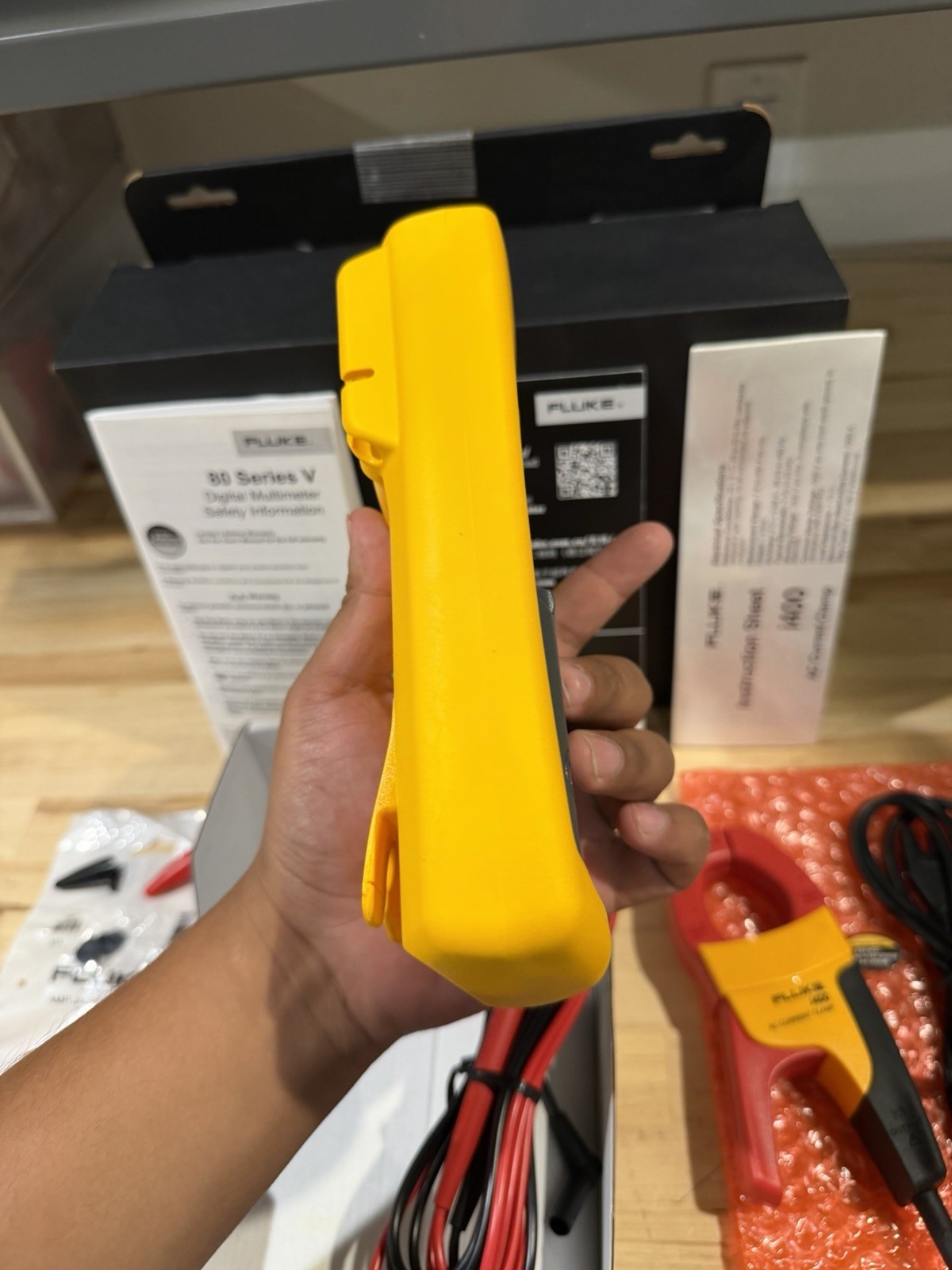 FLUKE 87V/IMSK INDUSTRIAL MULTIMETER SERVICE KIT W/ i400 AC CURRENT CLAMP