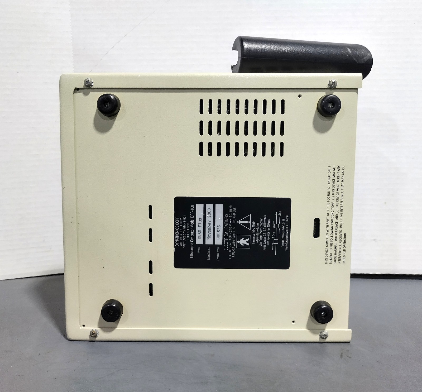 Dynatron D950 Plus/DRF-100 Therapeutic Ultrasound/Electrotherapy System