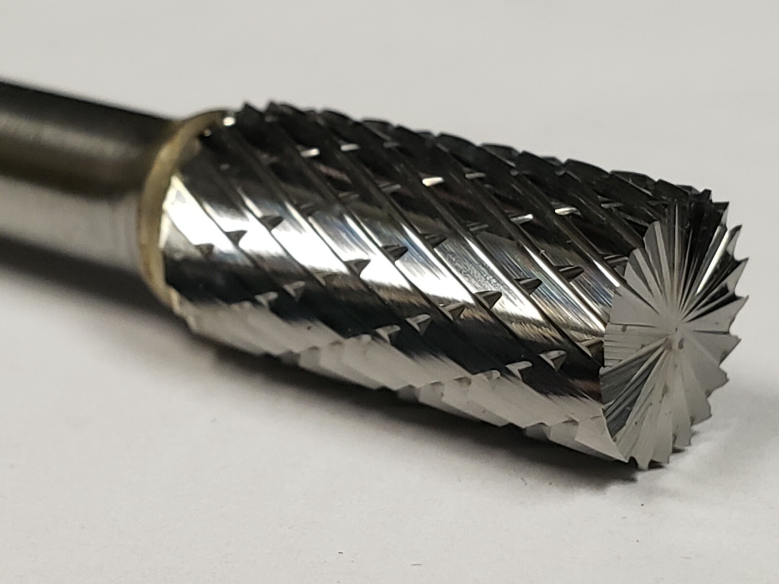SB3D Cylindrical Cut Tungsten Carbide Burr Bur Cutting Tool Die Grinder Bit 1/4″