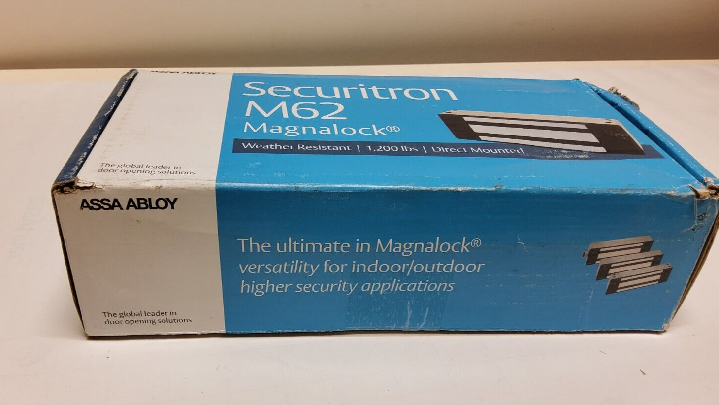 New Assa Abloy Securitron Magnalock 12/24 VDC 1200lb Force Mag Door Lock M62BD