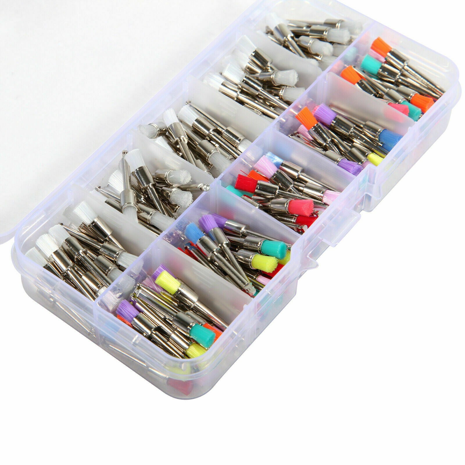 400pcs/ 2 boxes Mixed Types Dental Prophy Brush Brushes Polishing Polisher Cups