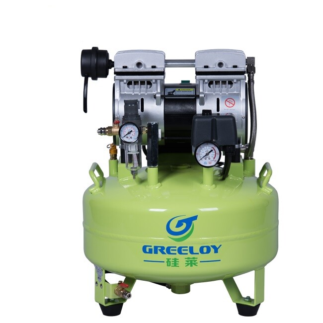 Dental Silent Oil Free Oilless Air Compressor 24L Tank 600w 118L/min GA-61 US