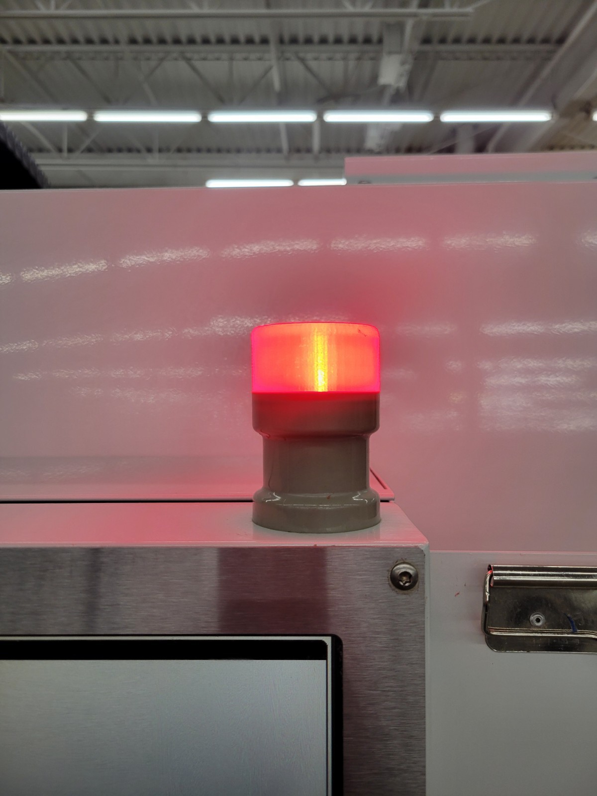 HAAS LED Beacon Light Cover For Assy. P/N 93-32-5131, 3D Printed