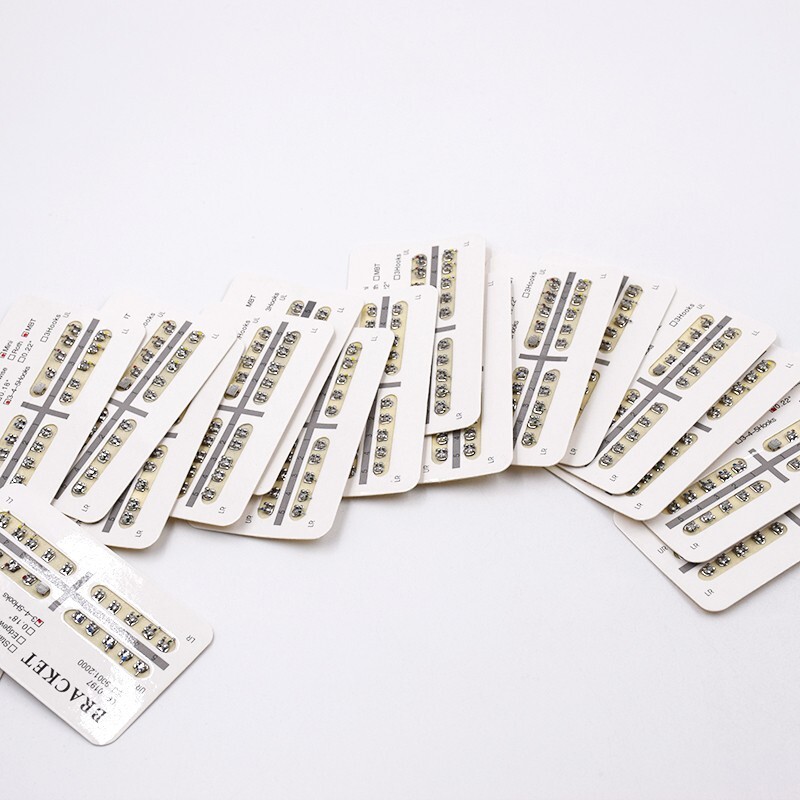 Dental Ortho Bracket Braces Mini/Standard 018/022 Roth/MBT/Edge No/3/345 Hooks