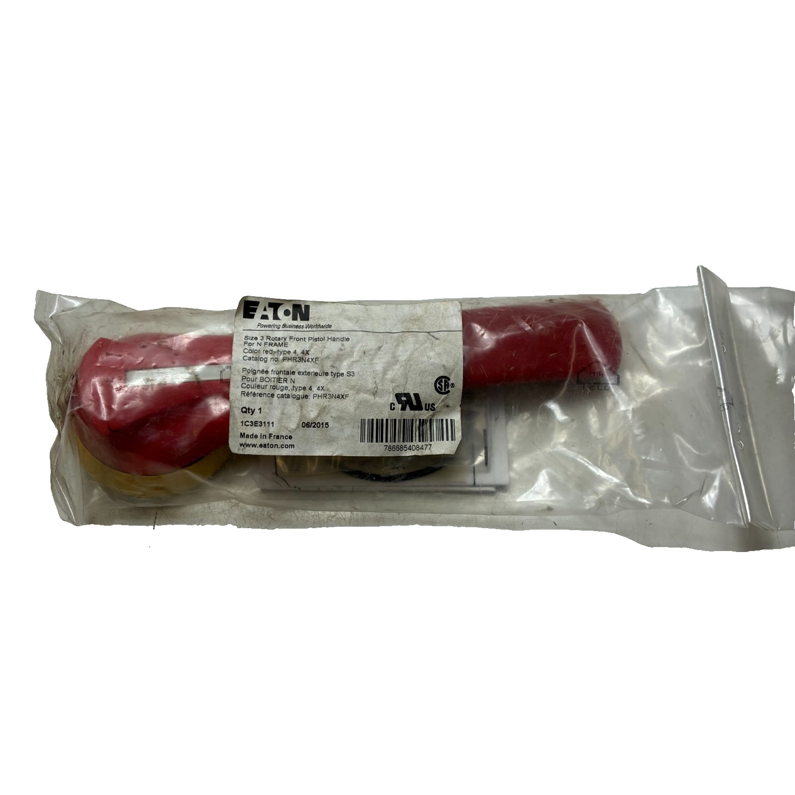 EATON PHR1N4XF Rotary Front Pistol Handle for N Frame Size 3 red Type 4 4X