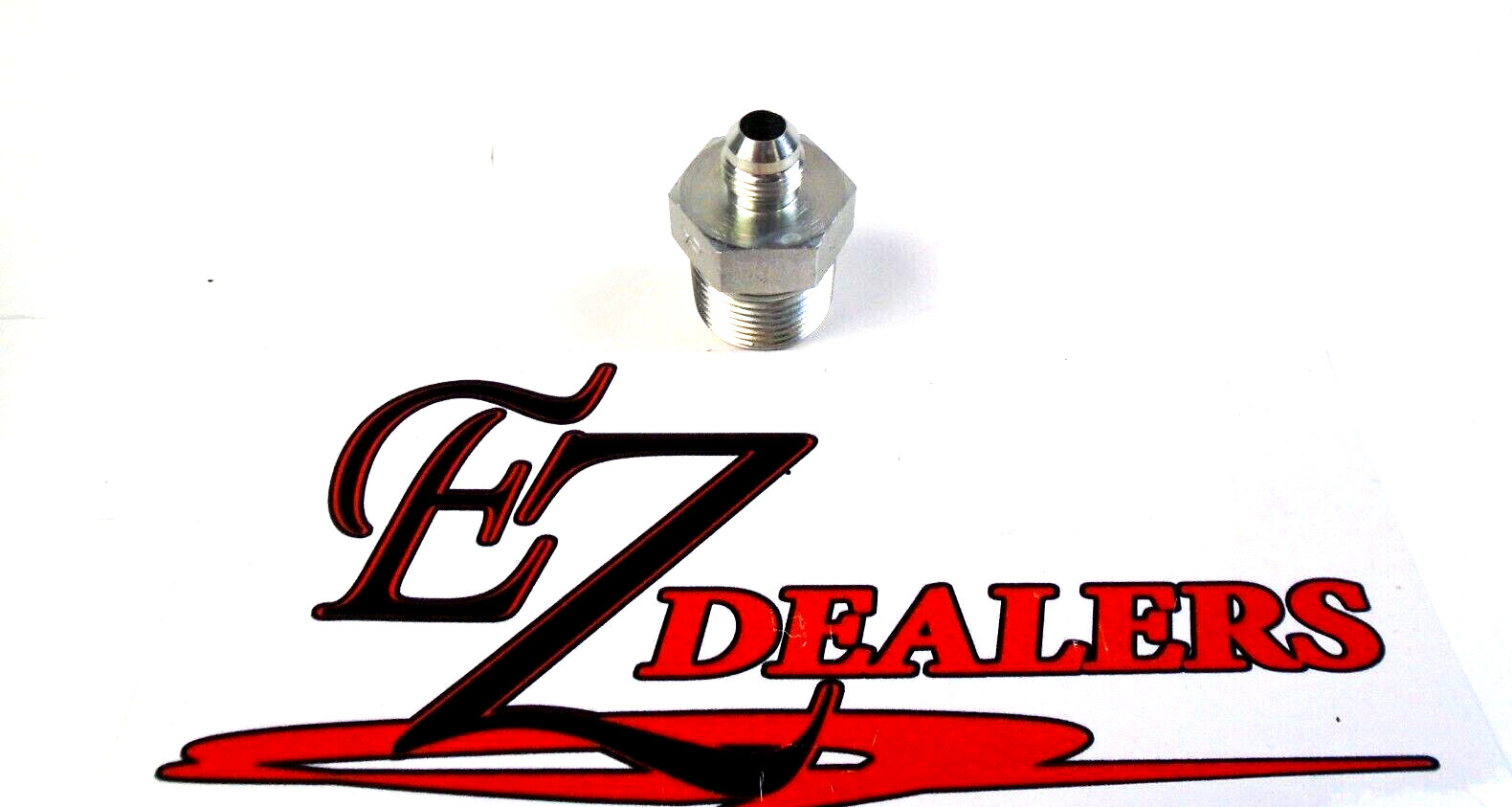 Hydraulic Fitting 3/8″ JIC X 3/4″ NPT Straight Adapter , -6 AN fitting, FBM2529