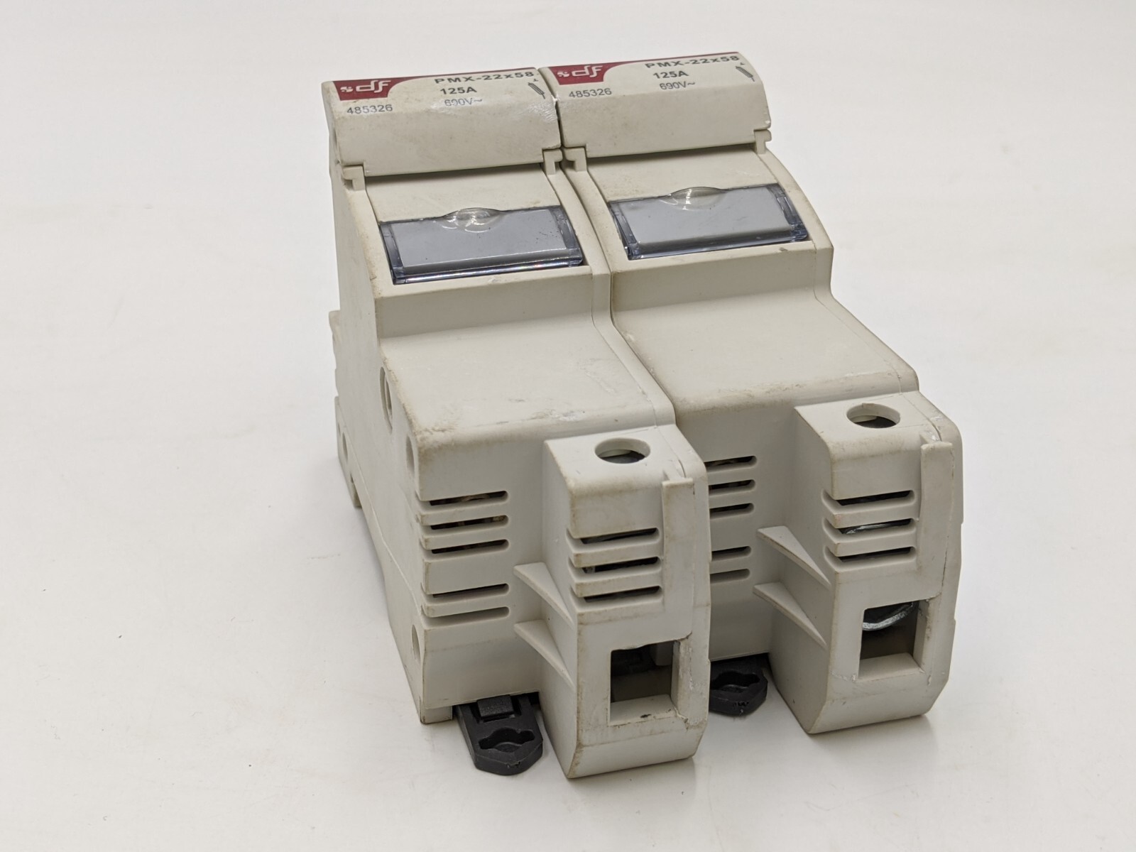DF PMX-22×58 Fuse Holder 125A 690V 2P 125 Amp 690 Volt 2 Pole Din Rail