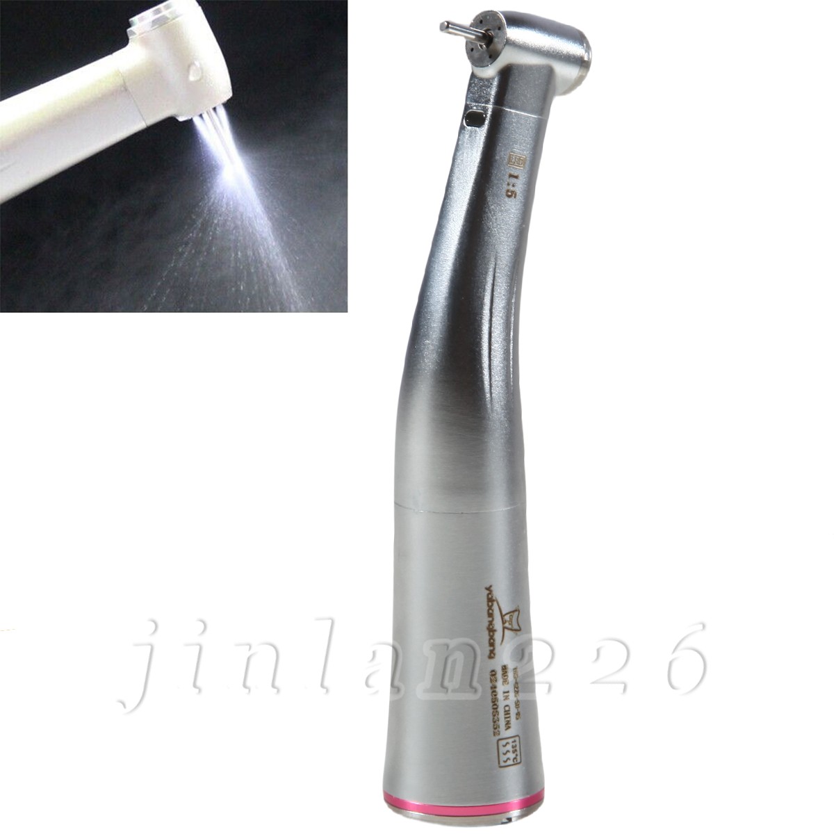 Dental Hygiene Prophy Handpiece Air Motor 4 Holes 4:1 Reduction 360 ° Swivel