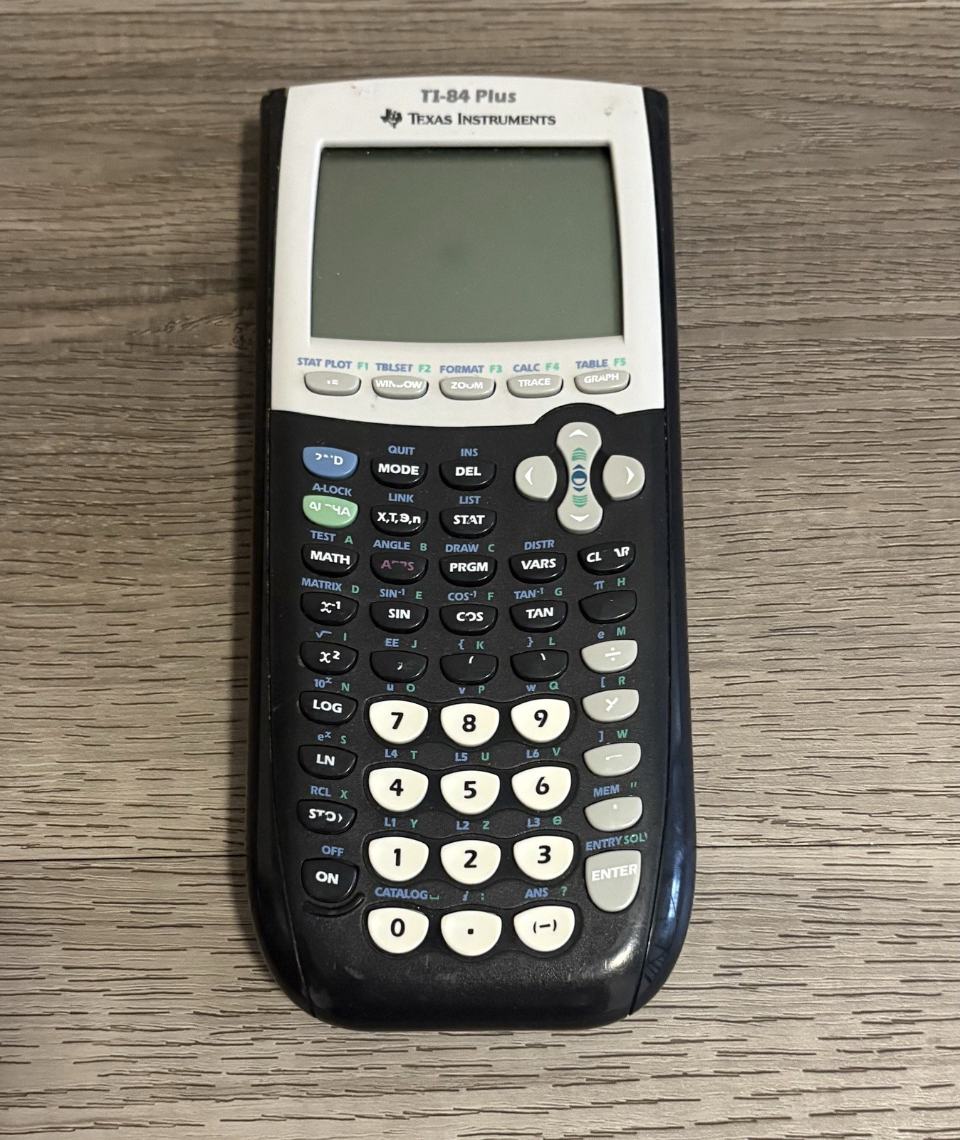 Texas Instruments TI-84 Plus Graphing Calculator Tested Working W/ Slip Cover