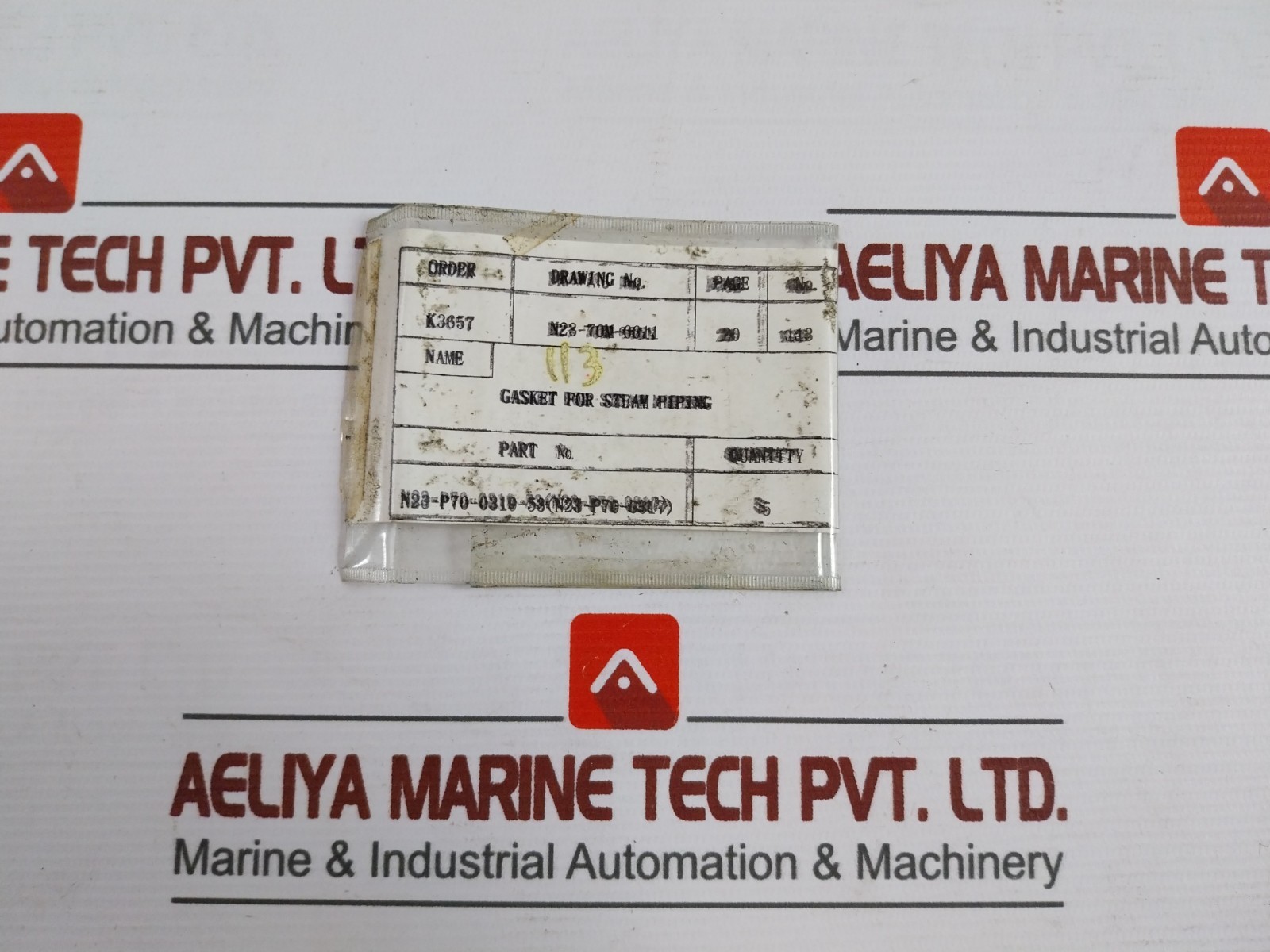 NIPPON PILLAR 6633 Gasket 1 BOX=5 PCS