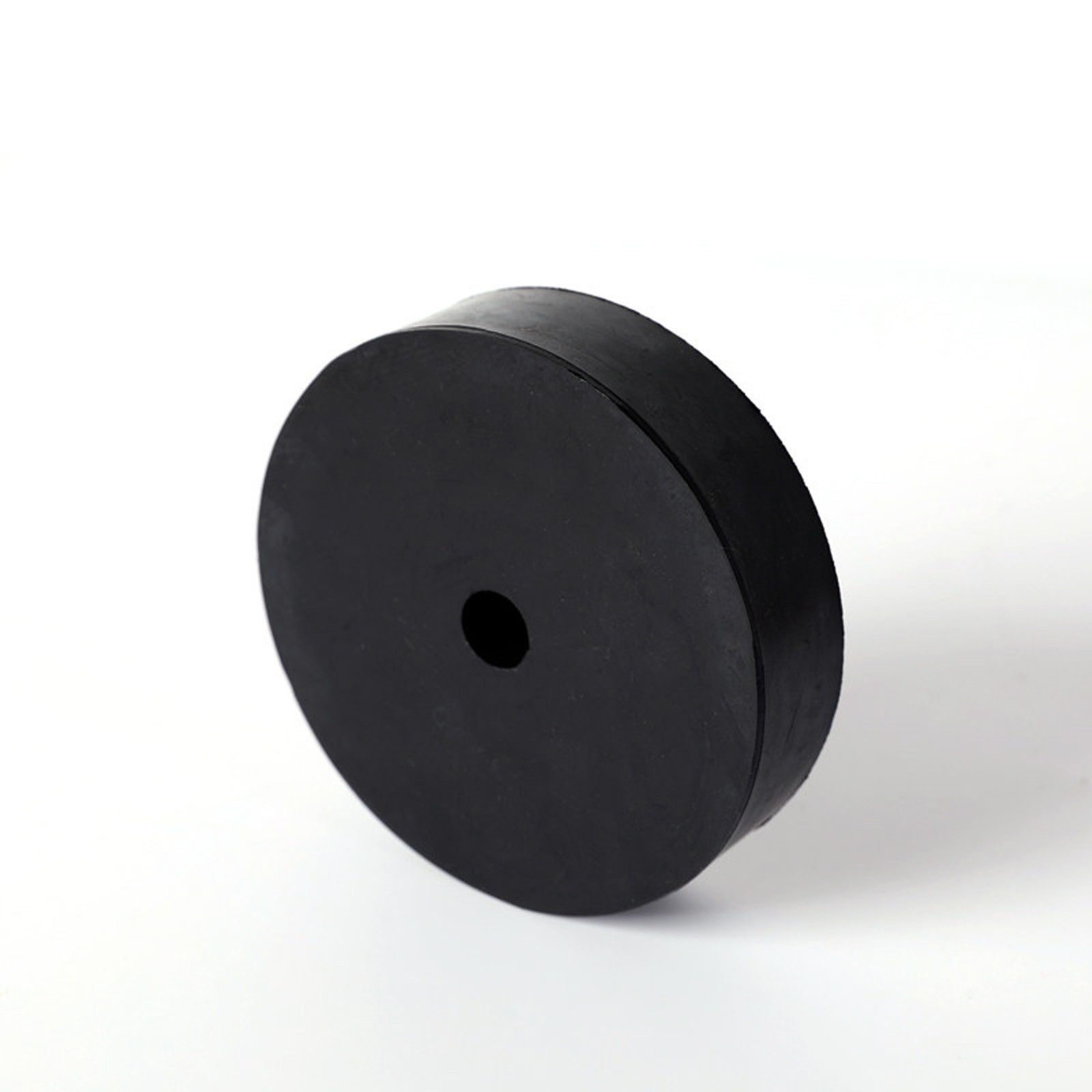 Black Round Rubber Pads OD 9mm-90mm Anti Vibration Isolation Spacer Buffer Block