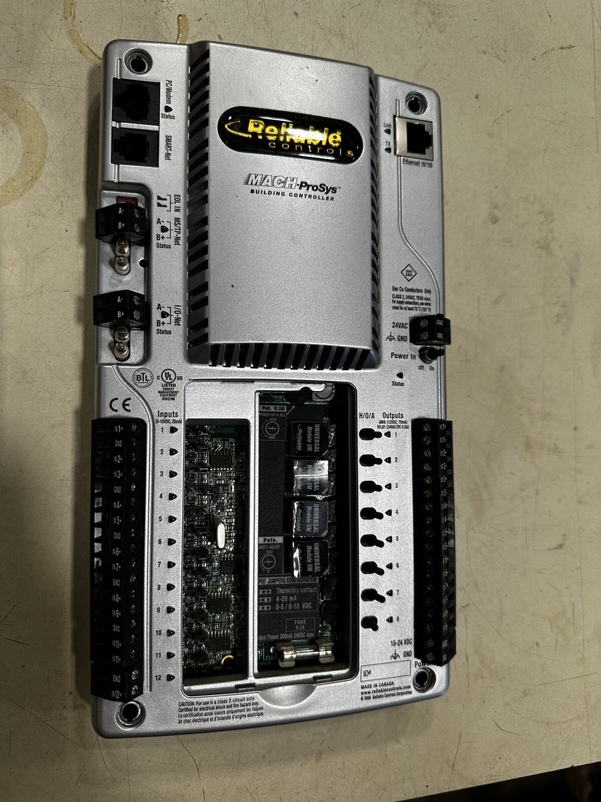 Reliable Controls MPSH3408 Building Control Module Mach Prosys
