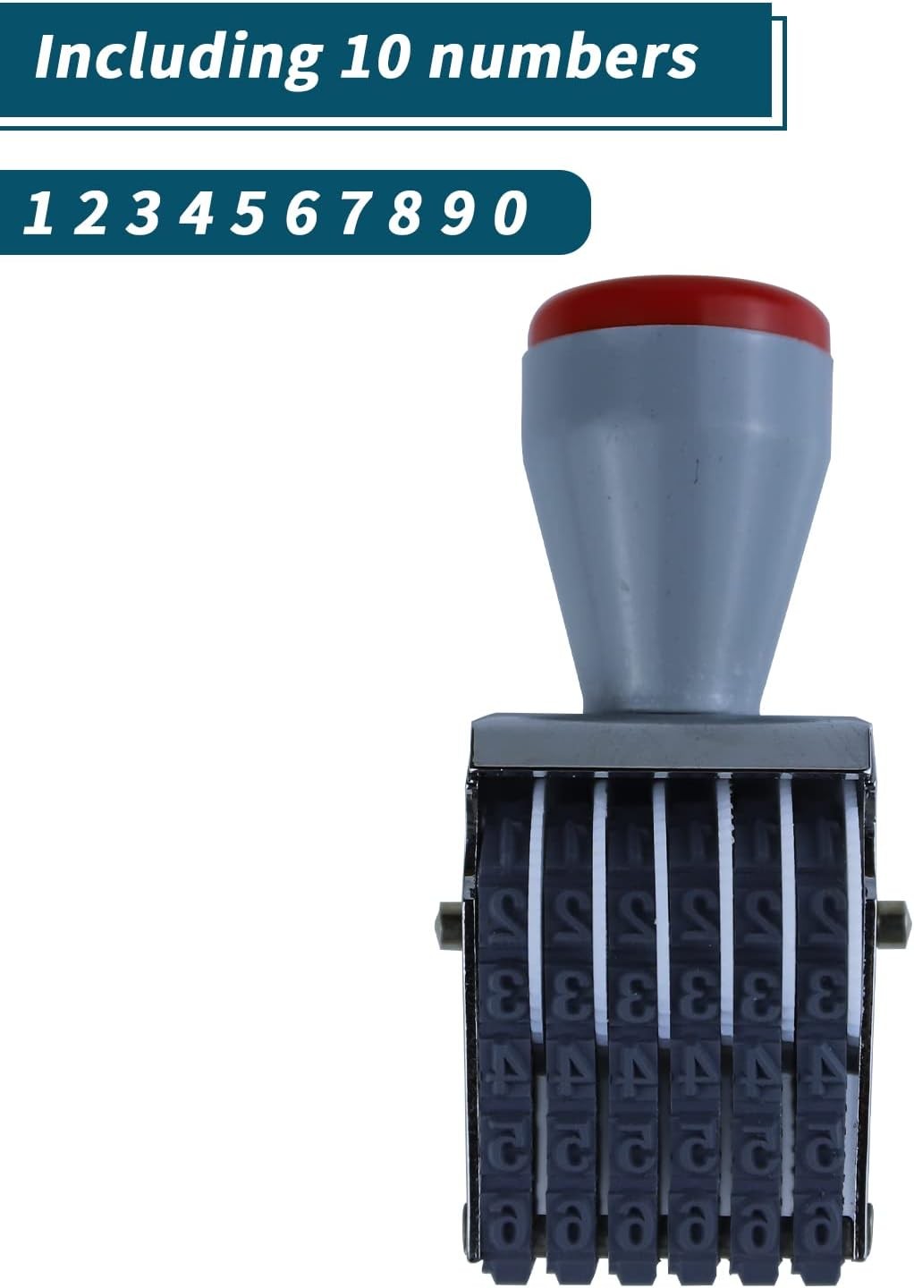 6 Digit Number Roller Stamp Changeable Date Price