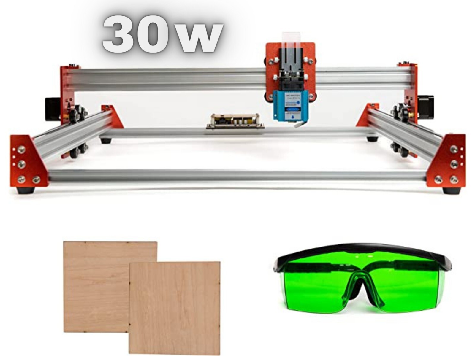 Laser Engraver and Cutting Machine, Largest Area 17in x 18in, 30W – by Rezati