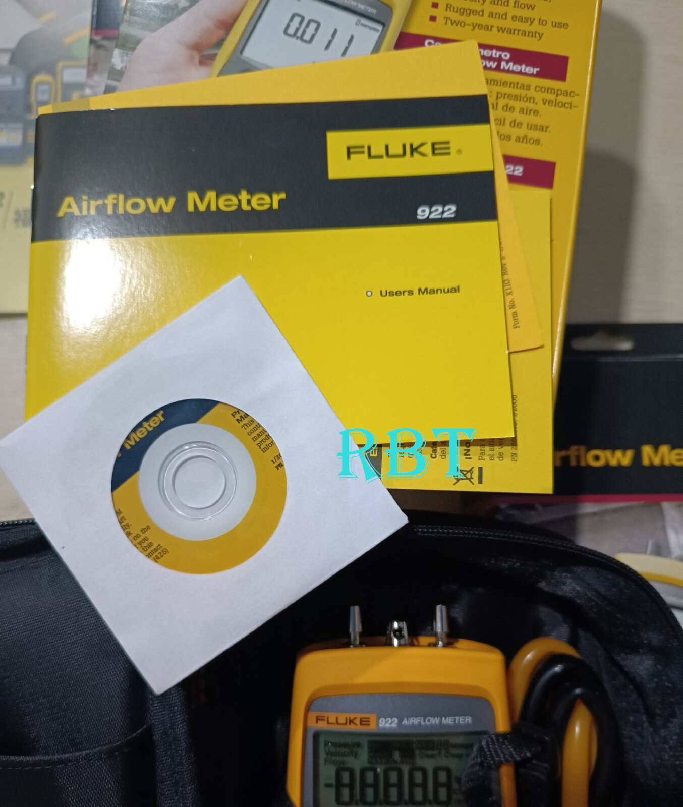 Fluke 922 Differential Pressure Anemometer brand new