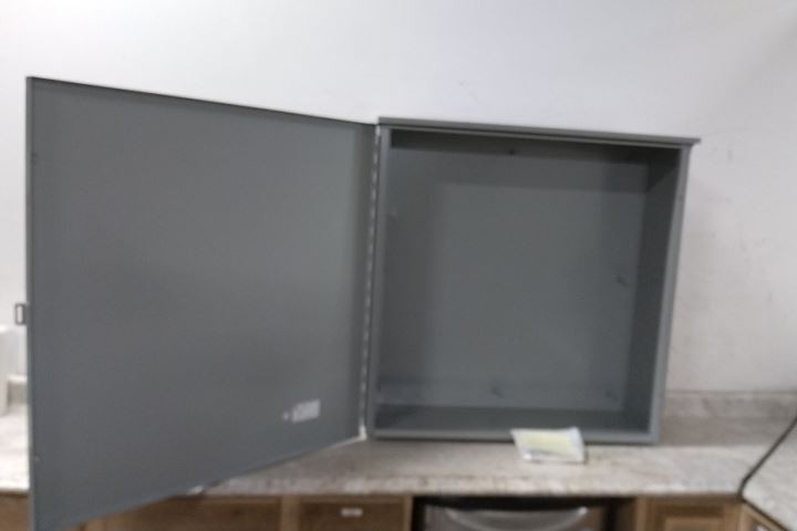 Hoffman A36R3612HCR 36 In Height 36 In Width 12 In Depth Gray Steel Enclosure