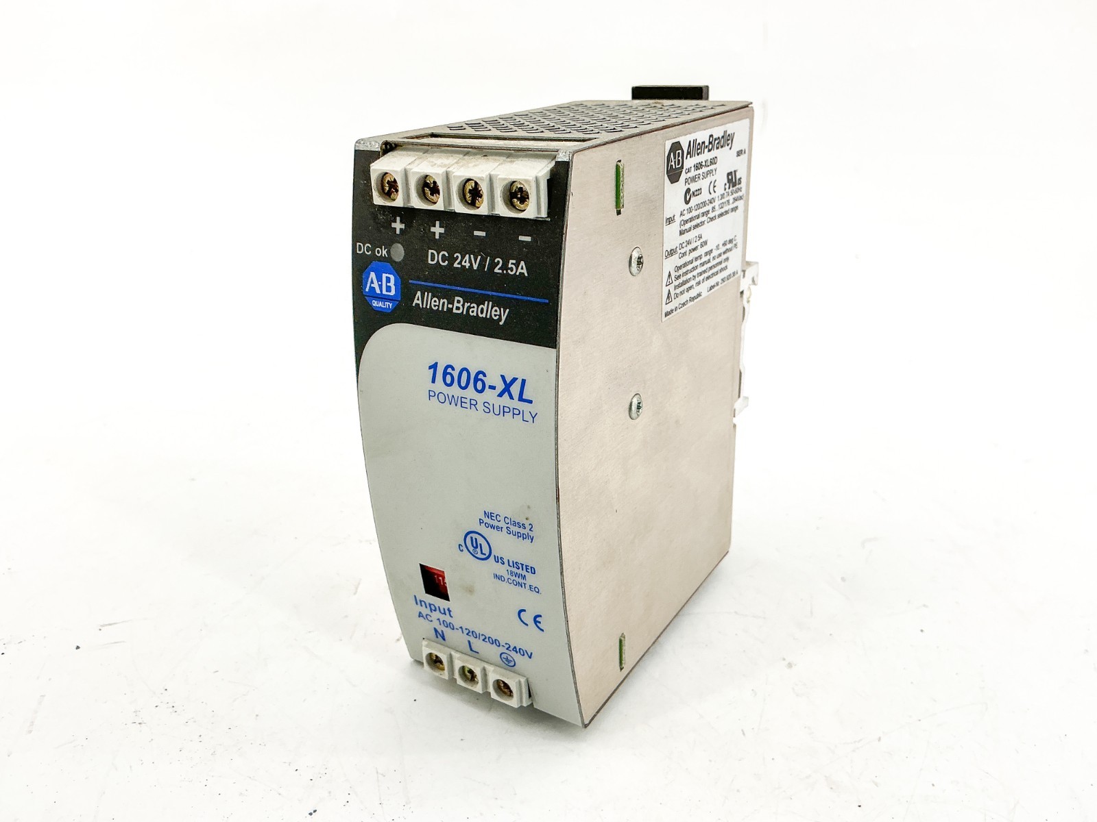 Allen Bradley 1606-XL60D Power Supply 24VDC 60W 50/60 Ser.A