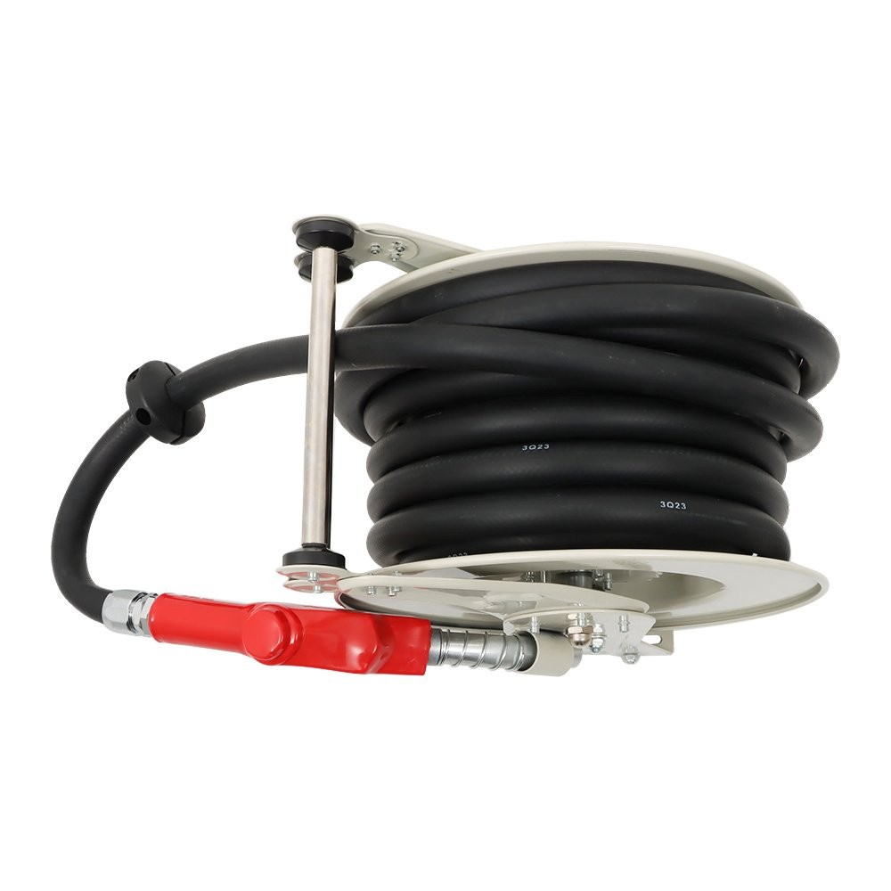 High Quality Hand Powered 1″ × 50 Feet 1 × Fuel Hose Reel With Fueling Nozzle