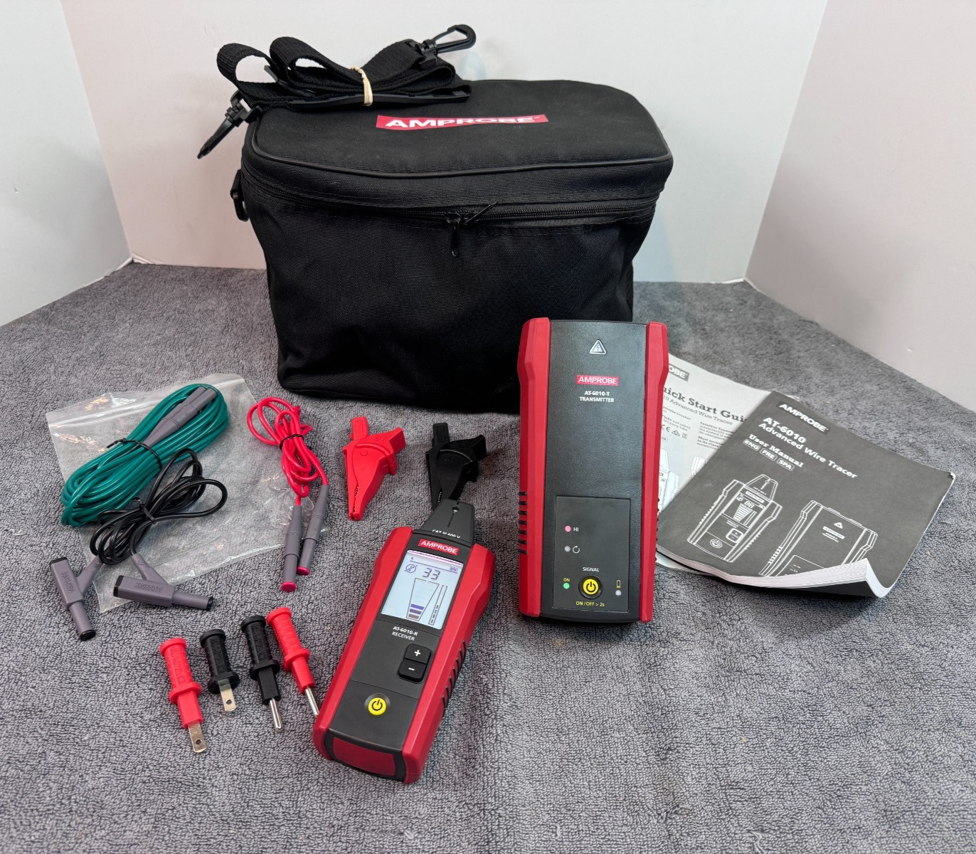 Mint – Amprobe AT-6010 Advanced Wire Tracer Kit CAT III 600V (LotA2)