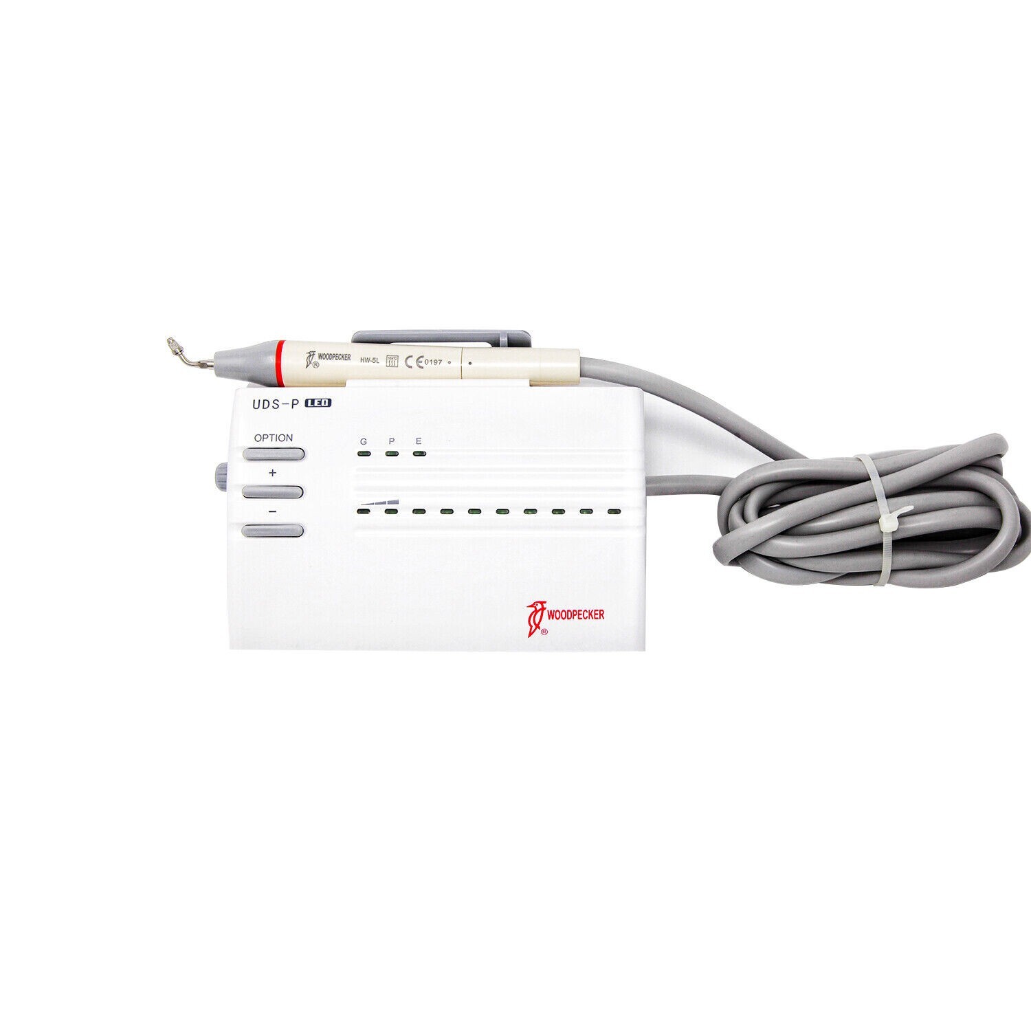 Original Woodpecker UDS-P LED Dental Ultrasonic Piezo Scaler Cavitron 6 Tips EMS