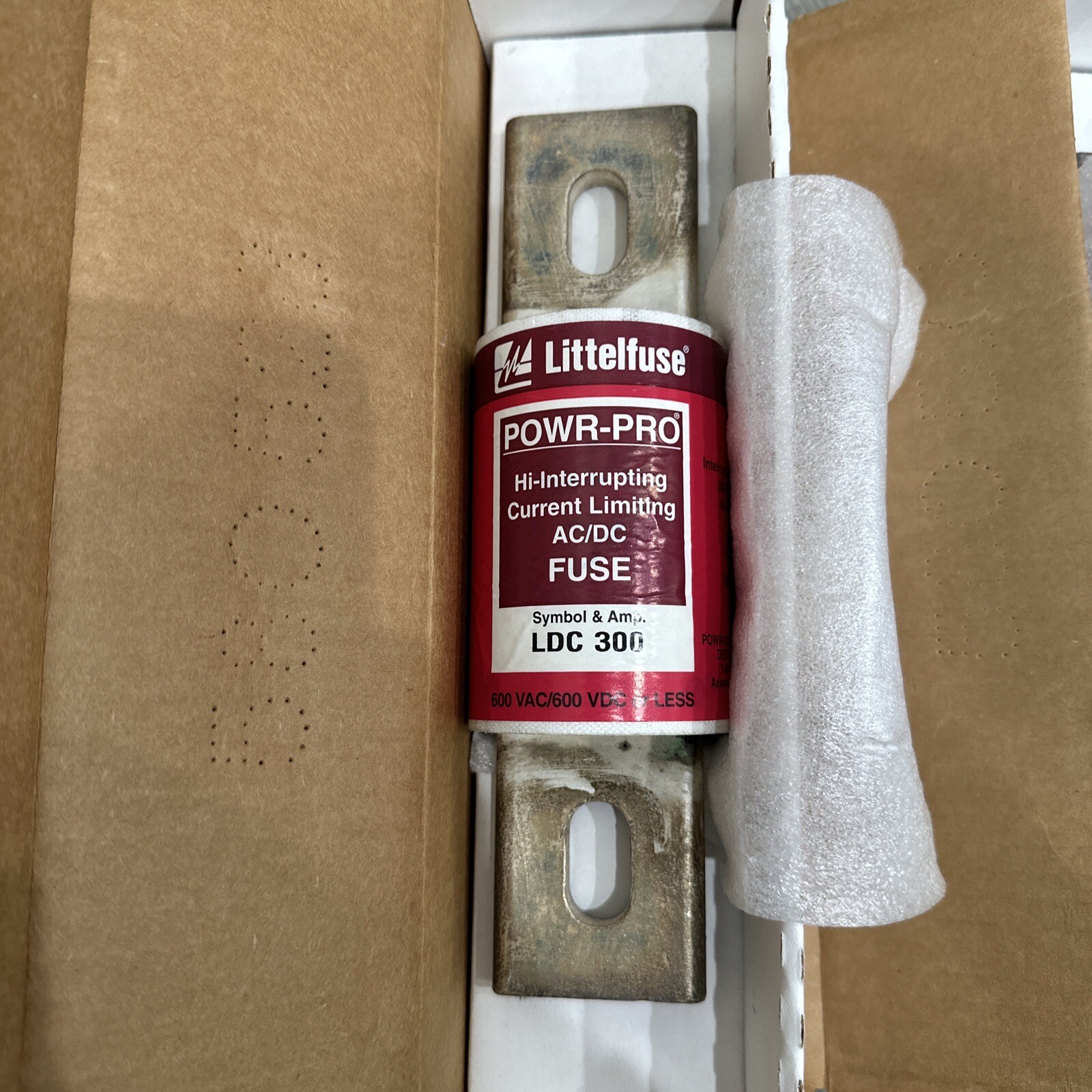 ⚡️Littelfuse LDC 300 Hi-Interrupting Current Limiting Fuse AC/DC 600 VAC VDC
