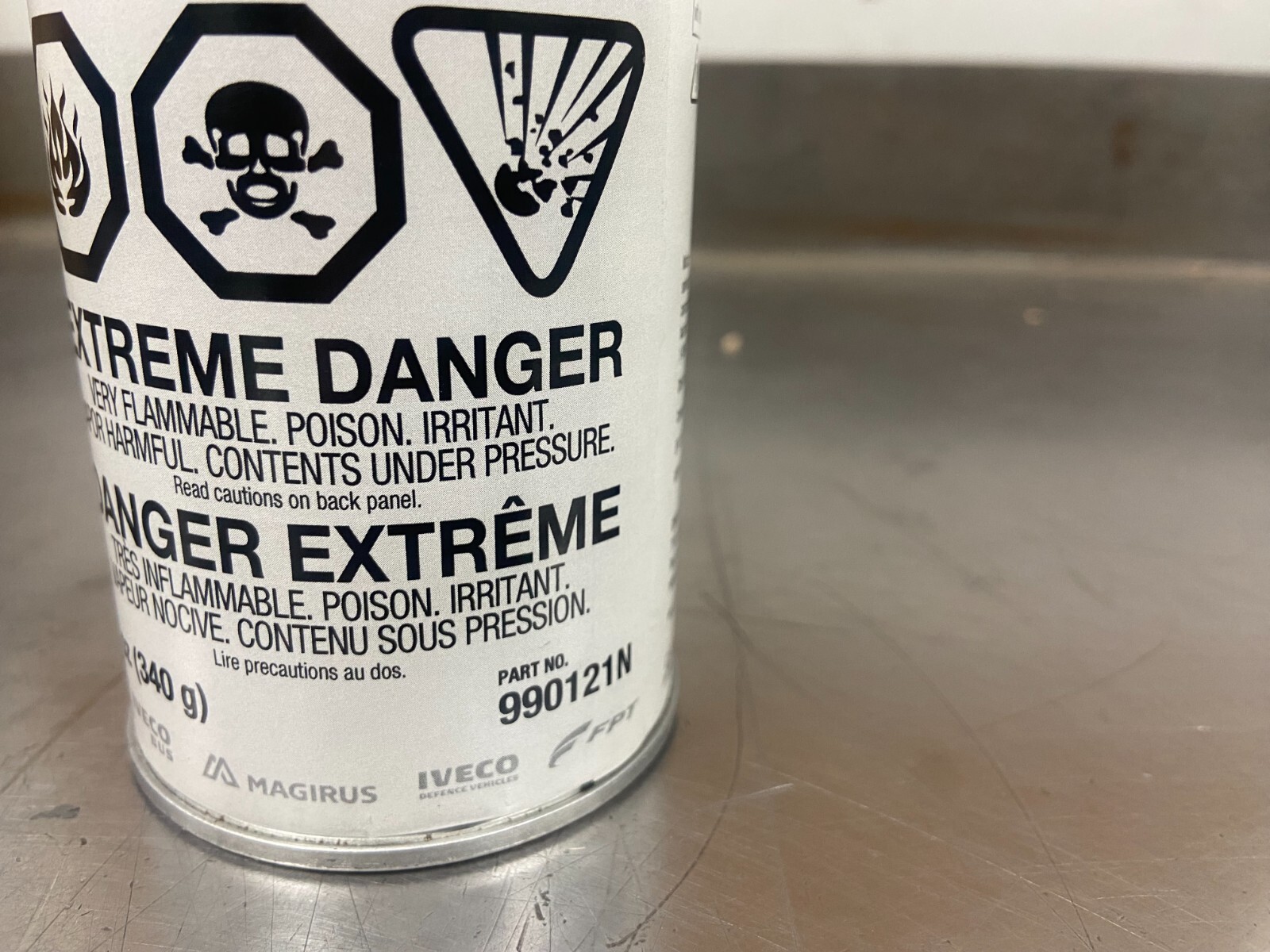 New OEM New Holland MS45 Non-Glare Black Spray Paint 990121N