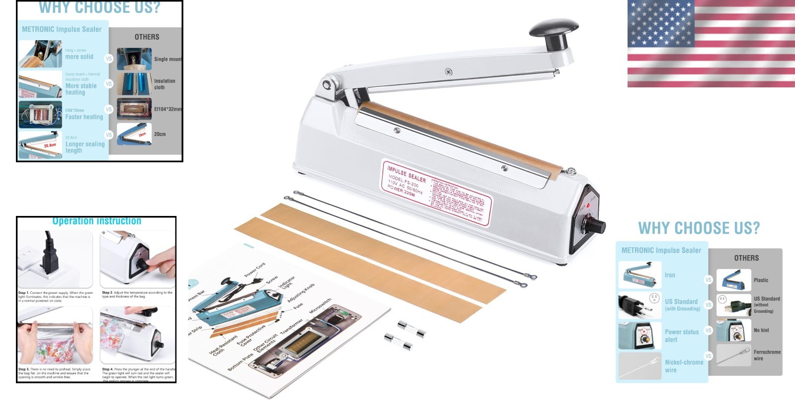 Corded Electric Sealing Machine – High Quality Material