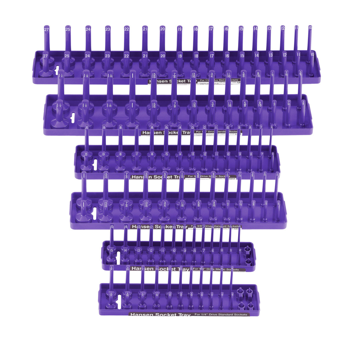 92021Hansen Global 1/4 Inch, 3/8 Inch, and 1/2 Inch Standard and Metric 2 Row R