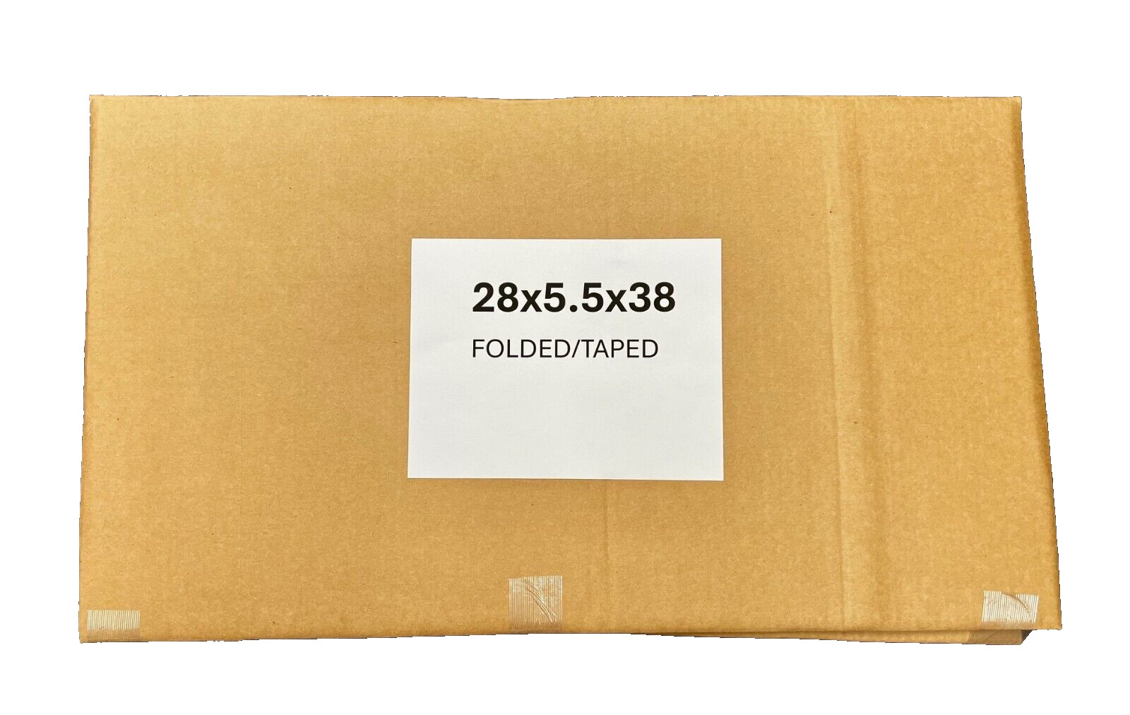 28″ x 5.5″ x 38″ Cardboard Corrugated Box – SIDE LOADING