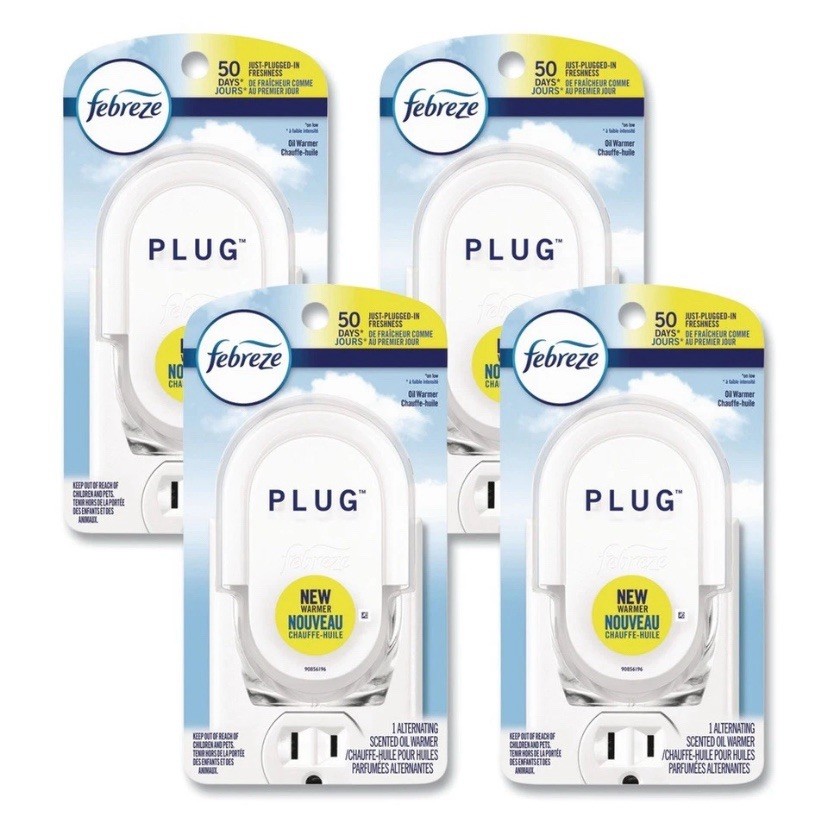 Febreze 68232 2.5 in. x 3 in. x 4 in. PLUG Air Freshener – Off WT (4/CT) New