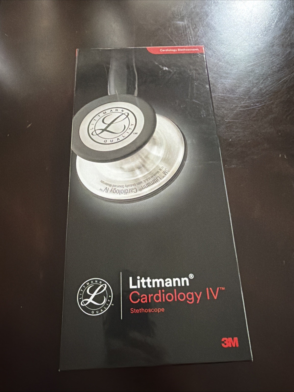 3M™ Littmann® Cardiology IV™ Stethoscope, High Polish RainbowBlack NEW 6240